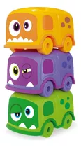 Brinquedo Ônibus Infantil Monster Bus Trio Colorido Usual