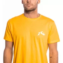 Remera Rusty Competition Amarillo