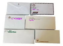 6 Envelope E Papel De Carta Antigos De Hotéis No Brasil