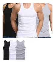 Pack 3 Poleras Musculosas Hombre