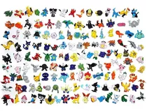 Kit 144 Pokemones 2-3cm Pokemon Juego Niños Muñecos