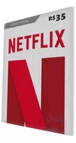 Cartão Pré-pago Presente Netflix R$ 35 Reais Envio Imediato