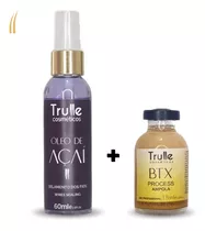 Kit Óleo De Açaí E Ampola Botox Produto Profissional Trulle