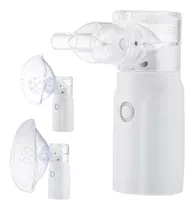 Inhalador Ultrasónico Portátil, Nebulizador Usb, Bivolt, Batería De Color Blanco