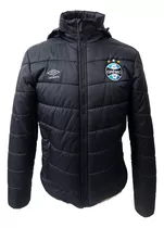 Jaqueta Parka Umbro Grêmio Viagem 2019/20/21 Preta Tam P