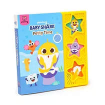 Baby Shark Potty Time 3 Button Sound Book, Shark   Habi...