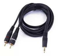 Cable De Audio Plug 3,5mm A 2 Rca 1,8m Premium Envio Gratis