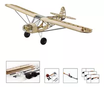 Maqueta De Avión: Kit De Madera De Balsa+motor+esc+servo+hél