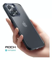 Capa Case Para iPhone 14 Rock Guard Anti Impacto Premium Top Cor Preto iPhone 14 Pro