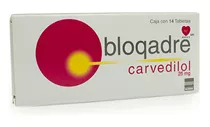 Bloqadre Carvedilol 25 Mg 14 Tabletas