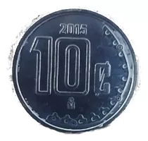 Moneda De 10 Centavos Doble Grafila