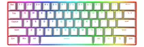 Teclado Gamer Redragon Dragonborn K630 Qwerty Redragon Brown Inglés Us Color Blanco Con Luz Rgb