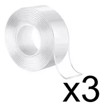 Cinta Doble Faz Nanotape Gel 30mmx2mx1mm Transparent Lavable