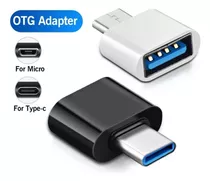 Conector Otg Tipo C Y Micro A Usb Hembra Metalico Usb 3.0 