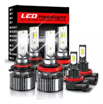 Kit Faros Luz Led 9005 H11 H8 30000lm Para Jeep Alta/baja