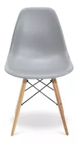 Silla Eames Carcasa Color Gris Importada Excelente Calidad