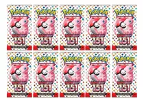 10 Booster Pokemon Escarlate E Violeta 151 Copag