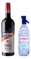 Vermut Cinzano Segundo + Soda Sifoncito 500ml -ayres Cuyanos