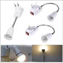 Soquete Flexível Adaptador Lâmpada E27 Tomada 20 Cm Bfh2310 Cor Da Luz Branco 110v/220v