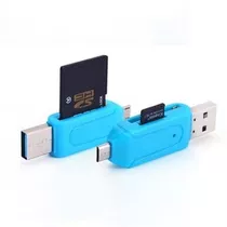 Lector De Memoria Tipo Pendrive P/ Sd Y Micro Sd - Polotecno