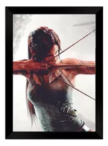 Quadro Decorativo A4 - Jogo Tomb Raider 01