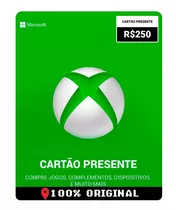 Crédito Gift Card R$250 Reais Saldo Live Xbox 360 One Pc X S