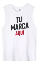 Musculosa Personalizada Foto Frase Logo Imagen Sublimable