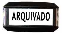 Carimbo Automatico Autoentintado Arquivado 14x38mm