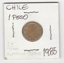 Moneda Chile 1 Peso 1985 Xf