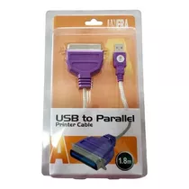 Cable Adaptador Convetidor De Usb A Paralelo Anera Ae-upr36m