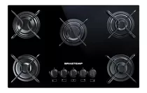 Fogão Cooktop Gás Brastemp Bdd75 Preto 110v/220v