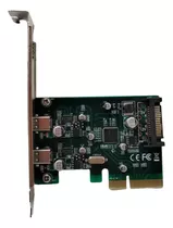 Placa Adaptadora Pcie X4 A Usb C 3.1 / Villurka Comp