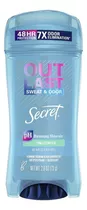 Secret Desodorante Antitranspirante Gel Outlast Sin Perfume Fragancia Unscented