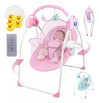 Silla Mecedora Para Bebe Electrica Músic Columpio Mosquitero