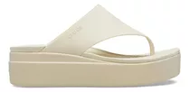 Sandalias Plataforma Crocs Original | Brooklyn Flip |  Beige