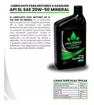 Aceite 20w50 Sl Amazonia Lt De Lubricantes Tamko