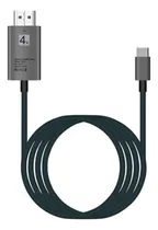 Cable Usb C A Hdmi 4k Para Macbook Pro Air Usb-c 2 Mts