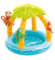 Piscina Inflable Tropical 100x86cm Para Niños 45 L Intex