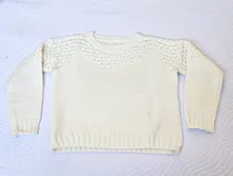 Sweater Tejido Lana Mujer/niña Corto
