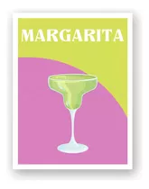 Poster Imprimible Margarita Cocktail Poster Digital Deco