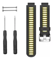 Pulseira Garmin Forerunner 235/735 Preto/amarelo Compativel