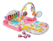 Fisher Price Deluxe Pataditas Piano Gimnasio Musical Bebe Color Rosa