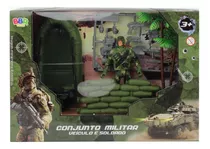 Brinquedo Boneco Soldado Militar Barco Armas Bbr Toys R3166