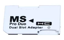 Adaptador Pro Duo Duplo Para Micro Sd Psp E Câmeras Sony