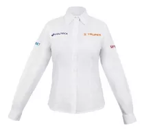 Camisa Blanca Dama Manga Larga Talla Extra Grantruper 63109