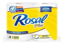 Bulto Papel Higienico Rosal 600 Doble Hojas Super Suave