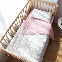 Juego De Cama De Cuna 100% Algodón Para Niños Pequeños Y Niñ