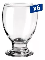 Copa Noruega Rigolleau Agua Vino X 6 !!! Vasos Copas Color Transparente