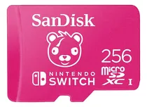 Microsd 256gb Sandisk Micro Sd Nintendo Switch - Fortnite
