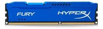 Memória Ram Fury Color Azul  8gb 1 Hyperx Hx313c9f/8